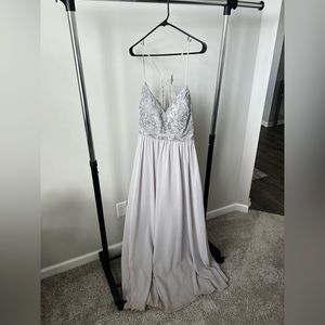 Bridesmaid dress - silver